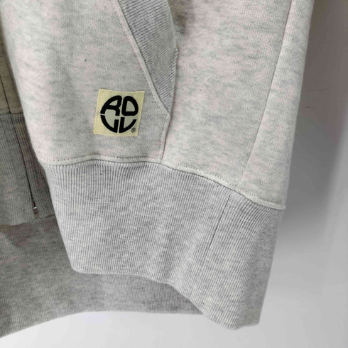 ロール ROLL 霜降り ラグラン ジップパーカー メンズ